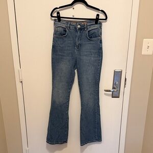 Pilcro Blue Flare Women's Jeans